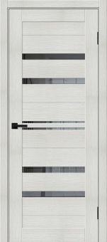 Межкомнатная дверь экошпон Браво-30 Bianco Melinga / Mirox Grey