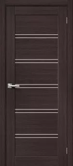 Межкомнатная дверь экошпон Браво-28 Wenge Melinga / Magic Fog